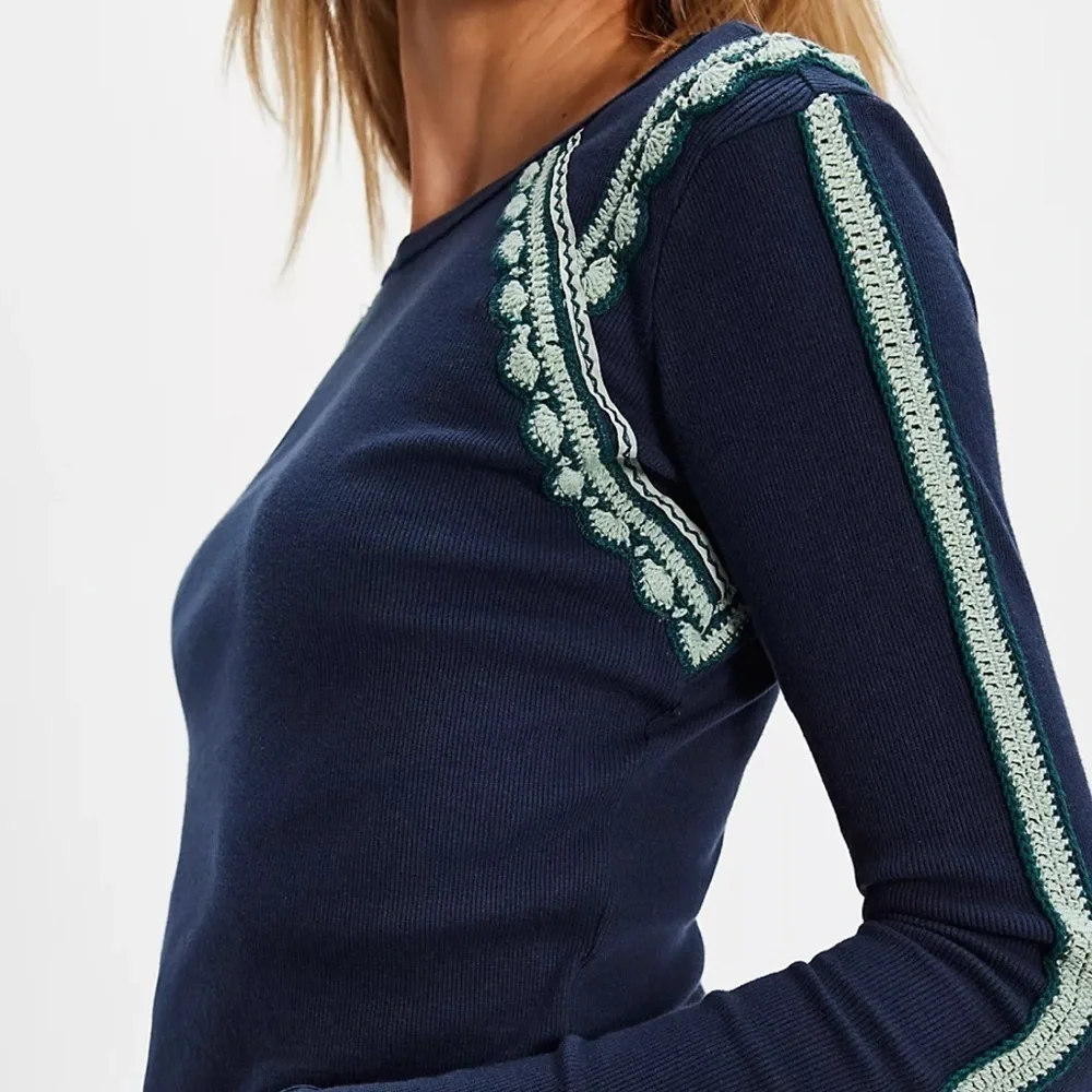 NWOT Free People Lost Love Long-Sleeve Top Size XS